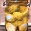 Kefir Cheese Balls Stored in EVOO